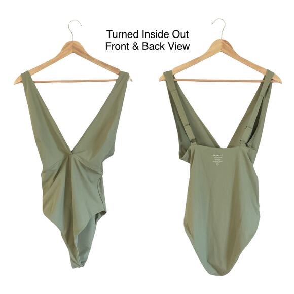 Bumpsuit The Loren Swimsuit in Sage Size Large - Picture 8 of 9
